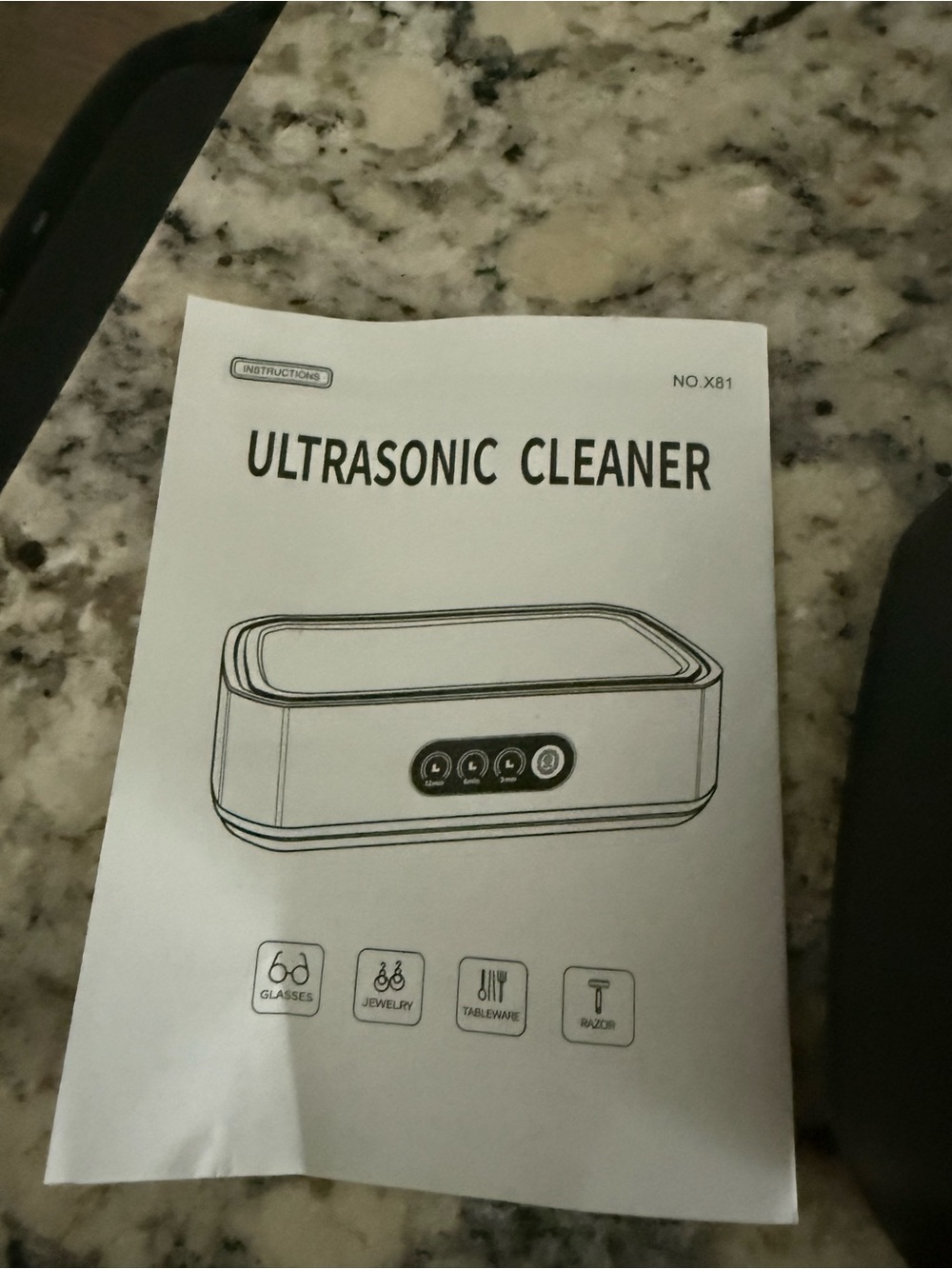 Ultrasonic cleaner new in box